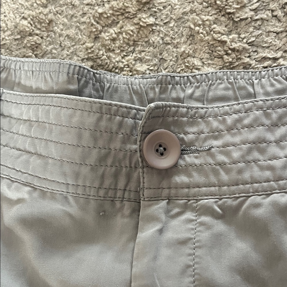 Under Armour Adjustable Elastic Waist Cargo Pockets Gray Travel Joggers Large - Picture 3 of 7